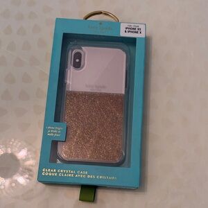 Kate Spade Sparkling Gold iPhone X/XS Case